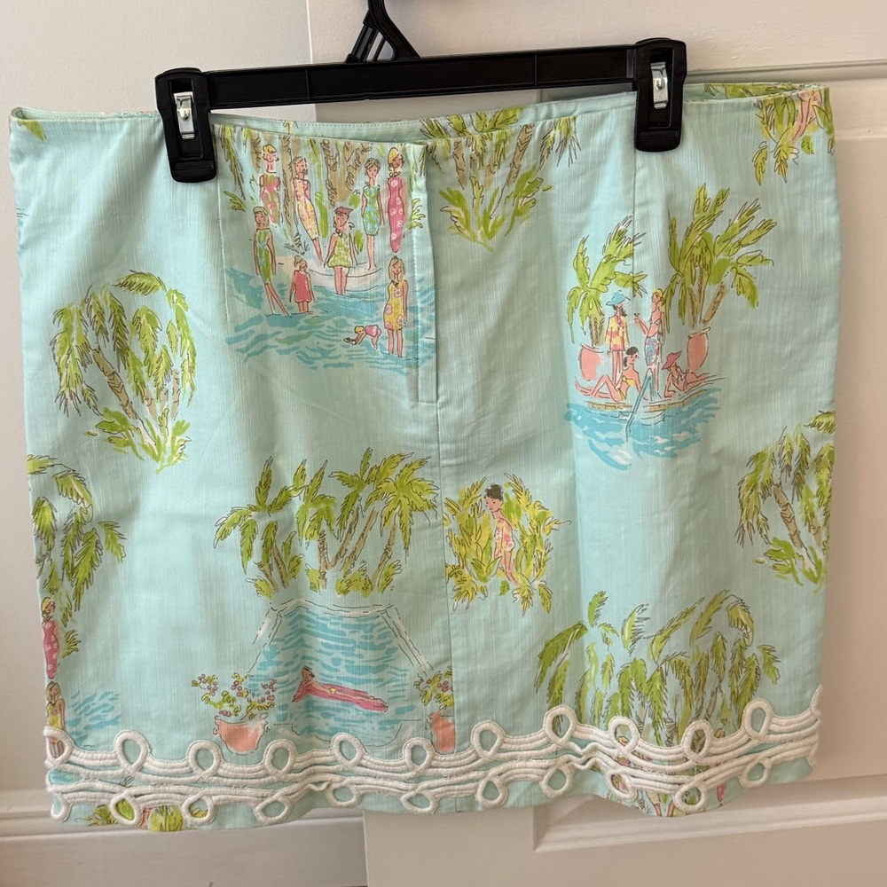Lilly Pulitzer EUC Women’s 16 Rare White Label Skirt - Picture 2 of 4